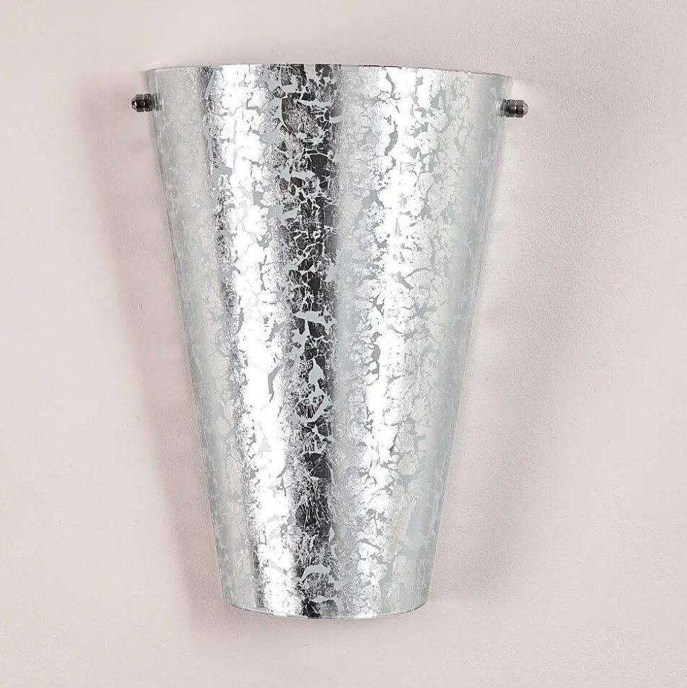 Applique Murale Zera Argente, 1 Lumiere