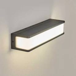 Applique Solaire Burseryd Led Anthracite, 1 Lumiere, Detecteur De Mouvement
