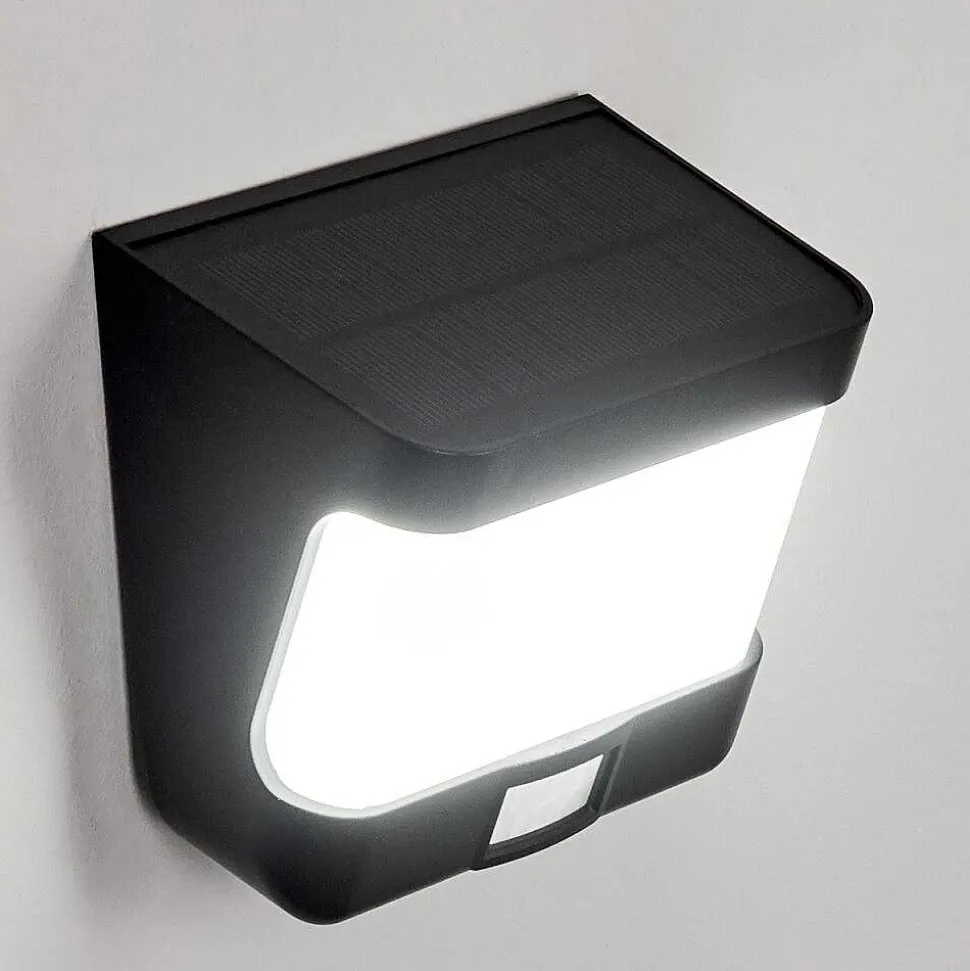 Applique Solaire Colchagua Led Noir, Blanc, 1 Lumiere, Detecteur De Mouvement