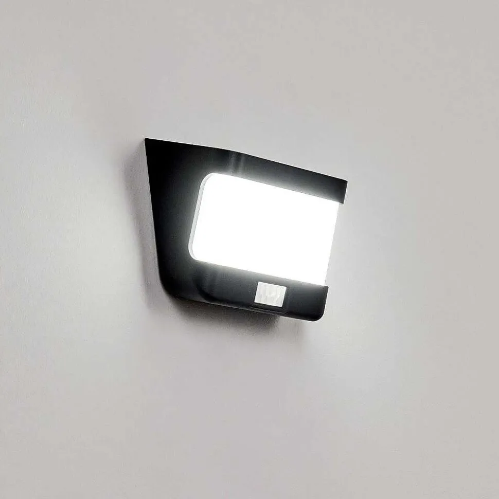 Applique Solaire Colchagua Led Noir, Blanc, 1 Lumiere, Detecteur De Mouvement