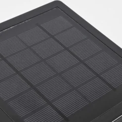 Applique Solaire Lonquimai Led Noir, 1 Lumiere, Detecteur De Mouvement