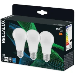Bellalux® Cla Set De 3 Led E27 13 Watt 4000 Kelvin 1521 Lumen
