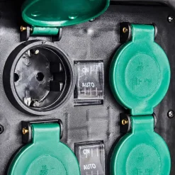 Bloc De Prises Électriques D'Exterieur Tinu Noir