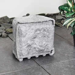 Bloc De Prises Électriques D'Exterieur Tinu Noir