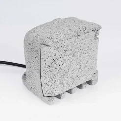 Bloc De Prises Électriques D'Exterieur Tinu Noir, Pierre