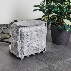 Bloc De Prises Électriques D'Exterieur Tinu Noir, Pierre