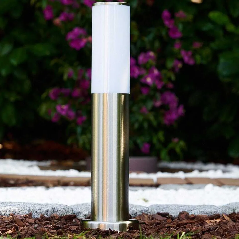 Borne D'Éclairage Caserta Acier Inoxydable, 1 Lumiere