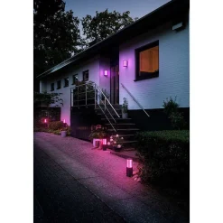 Borne D'Éclairage, Kit D'Extension Philips Hue Ambiance White & Color Impress Led Noir, 1 Lumiere, Changeur De Couleurs