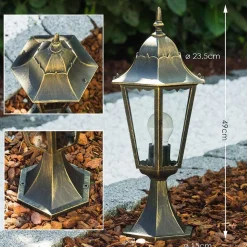 Borne Hongkong Bronze, Or, 1 Lumiere