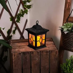 Borne Lumineuse Alavas Led Noir, 1 Lumiere