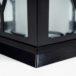 Borne Lumineuse Alavas Led Noir, 1 Lumiere