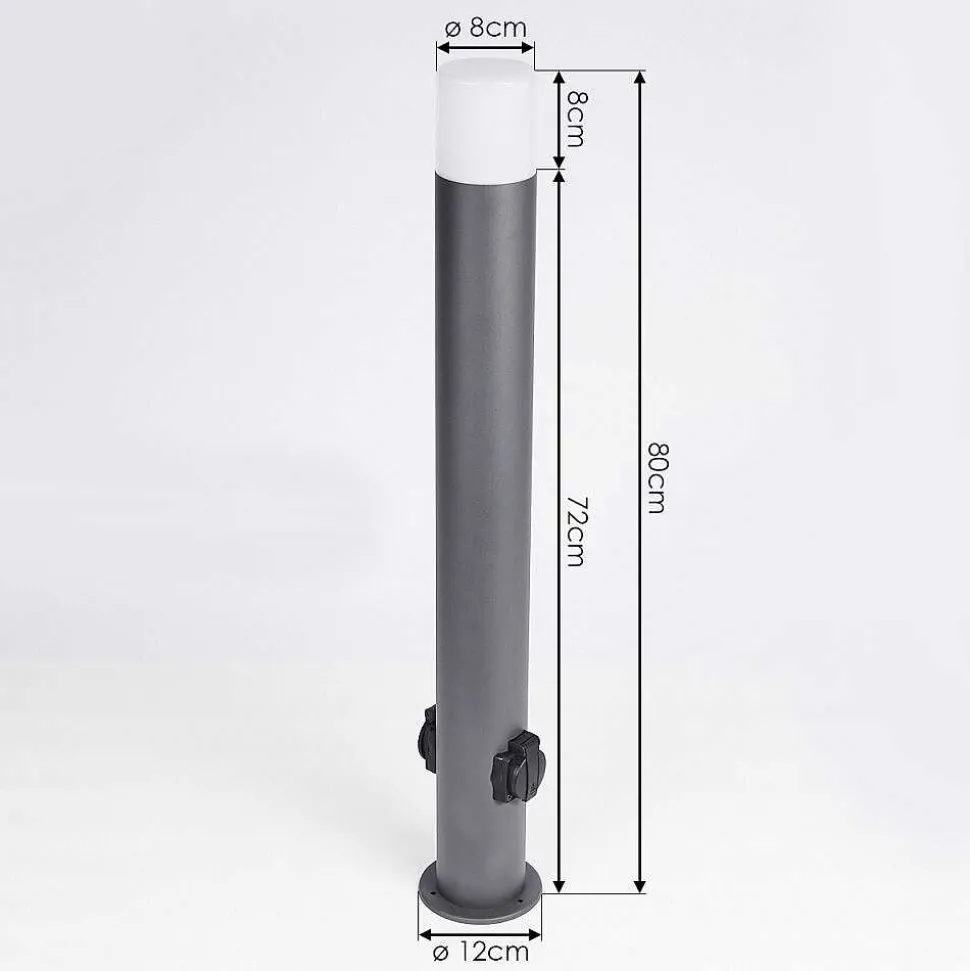 Borne Lumineuse Buhrkall Anthracite, 1 Lumiere