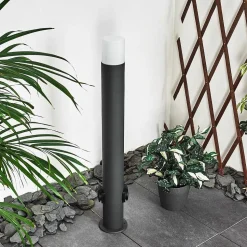 Borne Lumineuse Buhrkall Anthracite, 1 Lumiere