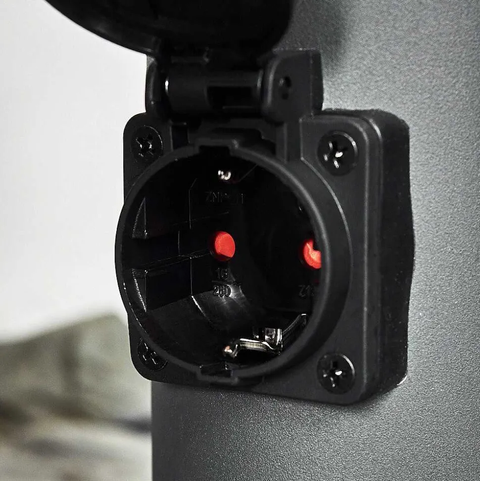 Borne Lumineuse Buhrkall Anthracite, 1 Lumiere