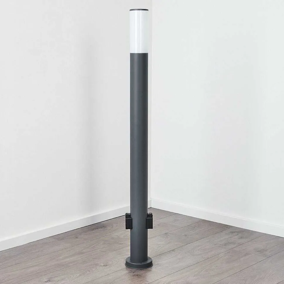 Borne Lumineuse Caserta Anthracite, 1 Lumiere