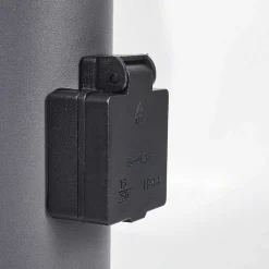 Borne Lumineuse Caserta Anthracite, 1 Lumiere