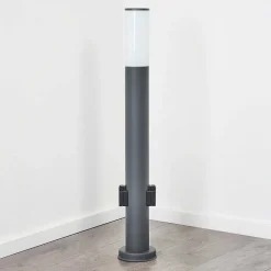 Borne Lumineuse Caserta Anthracite, 1 Lumiere