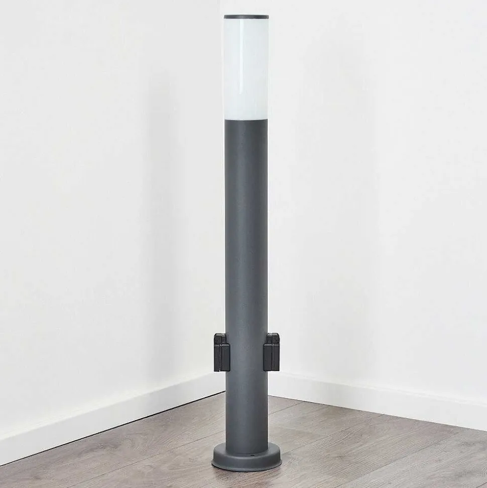 Borne Lumineuse Caserta Anthracite, 1 Lumiere