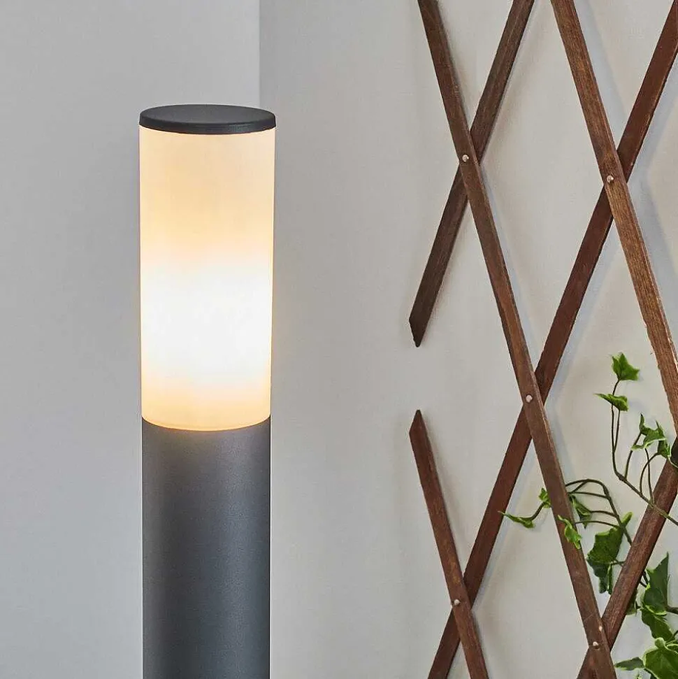 Borne Lumineuse Caserta Anthracite, 1 Lumiere