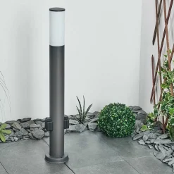 Borne Lumineuse Caserta Anthracite, 1 Lumiere