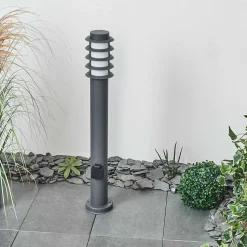 Borne Lumineuse Caserta Anthracite, 1 Lumiere