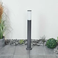 Borne Lumineuse Caserta Anthracite, 1 Lumiere