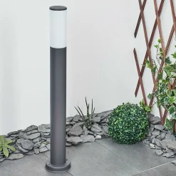 Borne Lumineuse Caserta Anthracite, 1 Lumiere