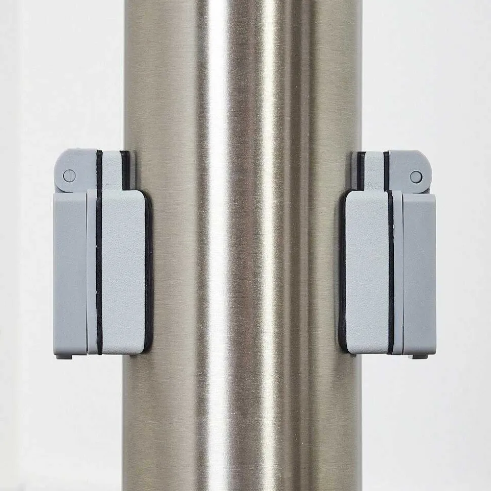 Borne Lumineuse Caserta Nickel Mat, 1 Lumiere