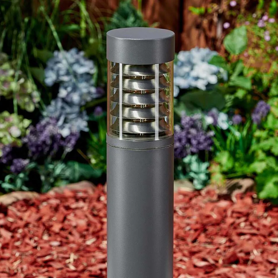 Borne Lumineuse Dakar Anthracite, 1 Lumiere