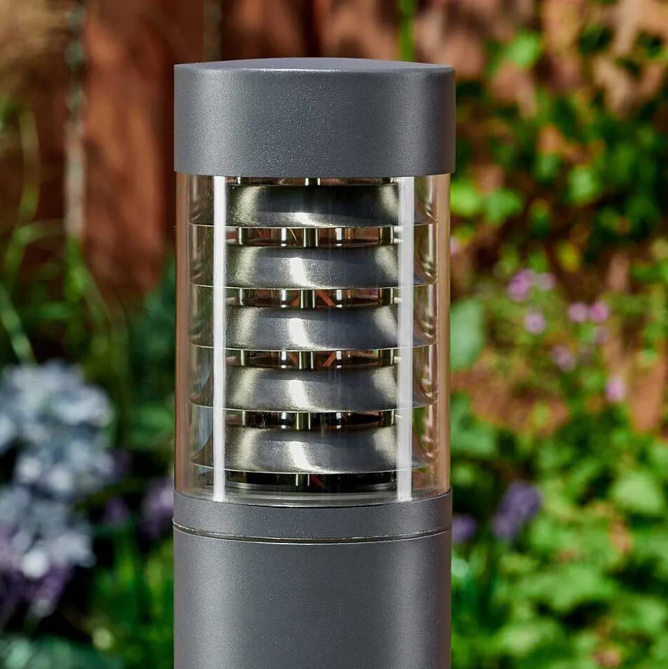 Borne Lumineuse Dakar Anthracite, 1 Lumiere