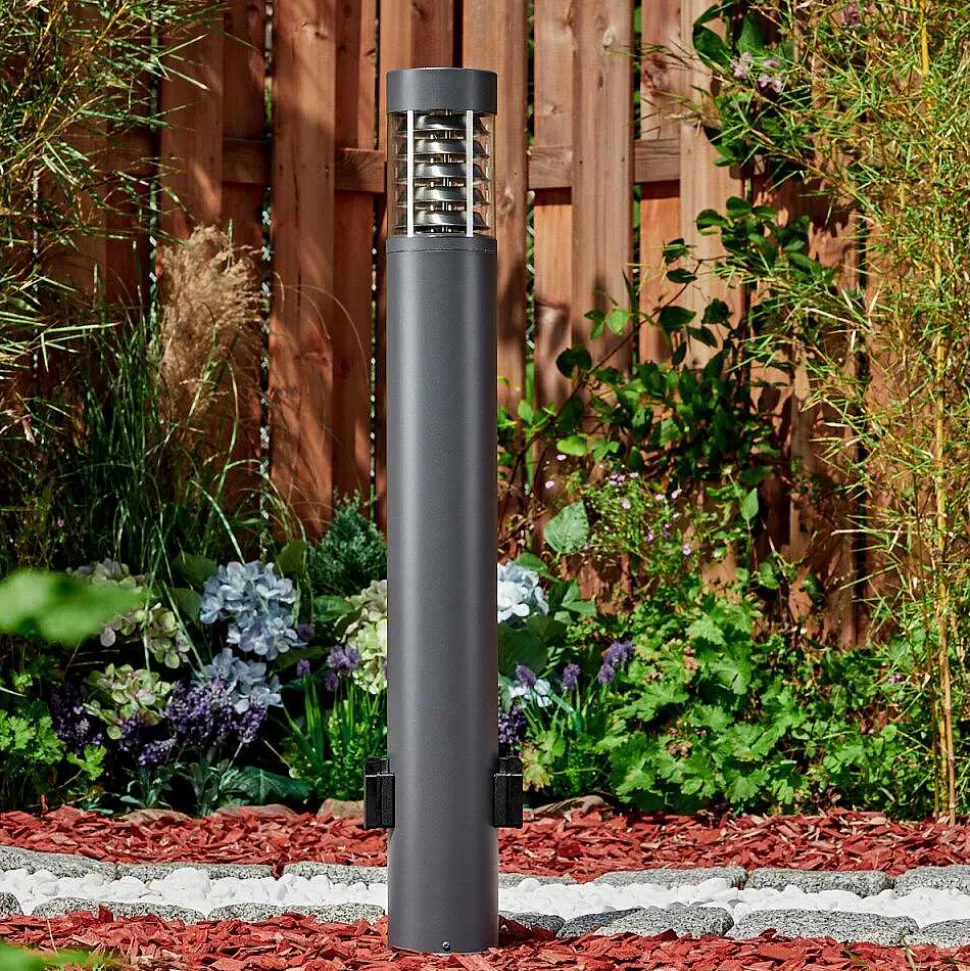 Borne Lumineuse Dakar Anthracite, 1 Lumiere