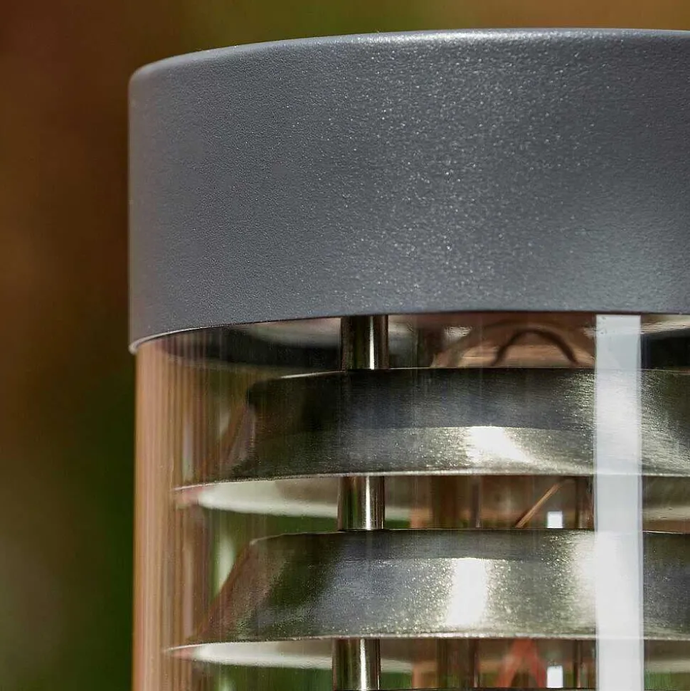 Borne Lumineuse Dakar Anthracite, 1 Lumiere