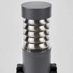 Borne Lumineuse Dakar Anthracite, 1 Lumiere, Detecteur De Mouvement