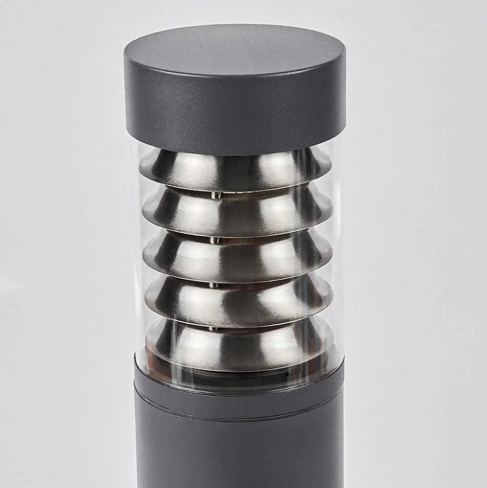 Borne Lumineuse Dakar Anthracite, 1 Lumiere, Detecteur De Mouvement