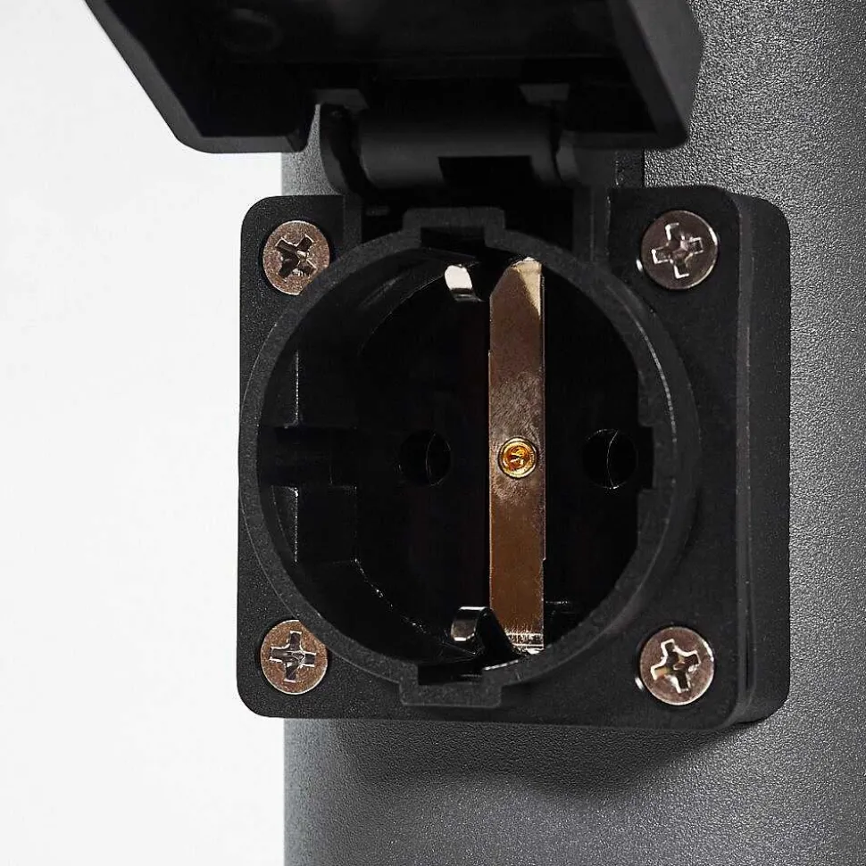 Borne Lumineuse Gaborone Anthracite, 1 Lumiere