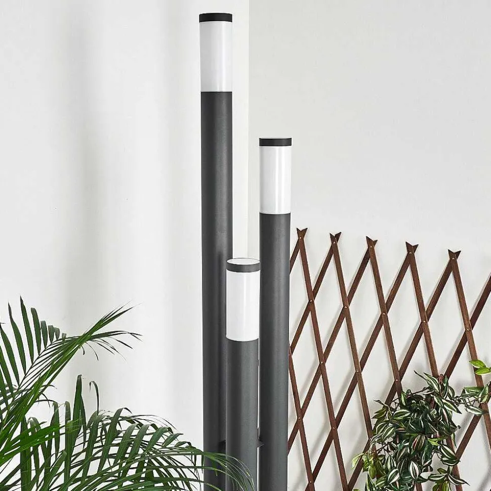 Borne Lumineuse Gaborone Anthracite, 3 Lumieres