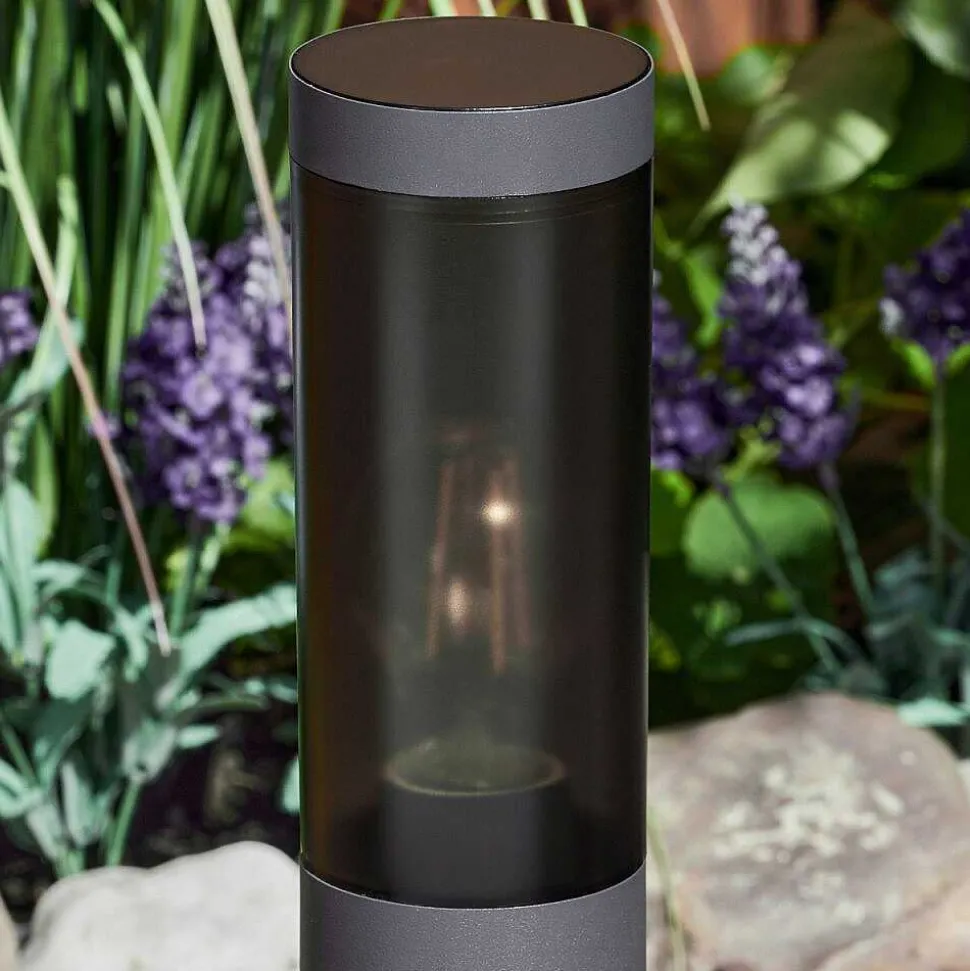 Borne Lumineuse Gaborone Anthracite, 1 Lumiere