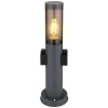 Borne Lumineuse Globo Boston Anthracite, 1 Lumiere