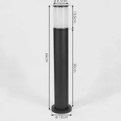 Borne Lumineuse Home Led Anthracite, 1 Lumiere