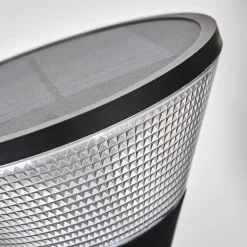 Borne Lumineuse Joennierni Led Noir, 1 Lumiere, Detecteur De Mouvement, Changeur De Couleurs