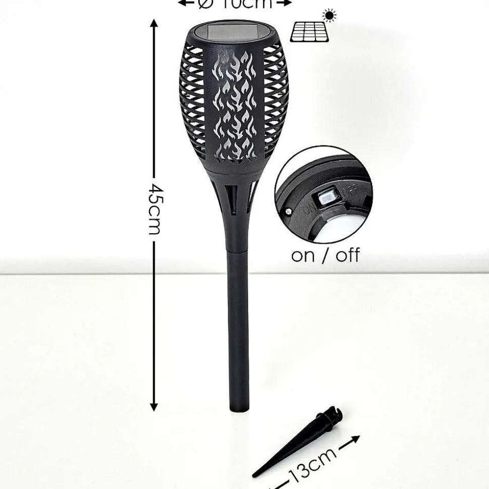 Borne Lumineuse Joinville Led Noir, 1 Lumiere