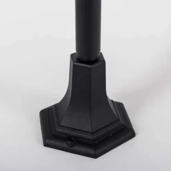 Borne Lumineuse Ks Verlichting Ancona Noir, 1 Lumiere