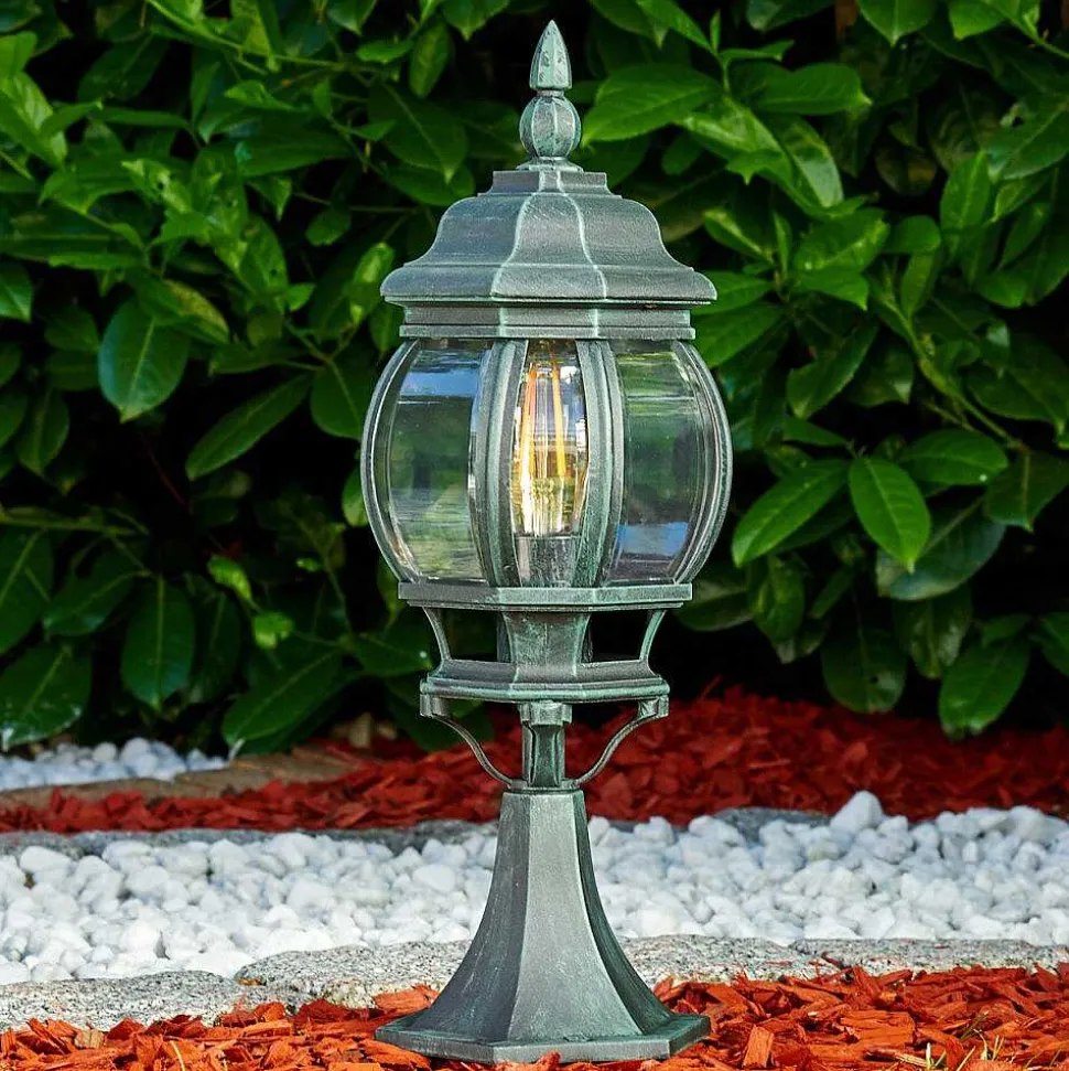 Borne Lumineuse Lentua Vert, Noir, 1 Lumiere