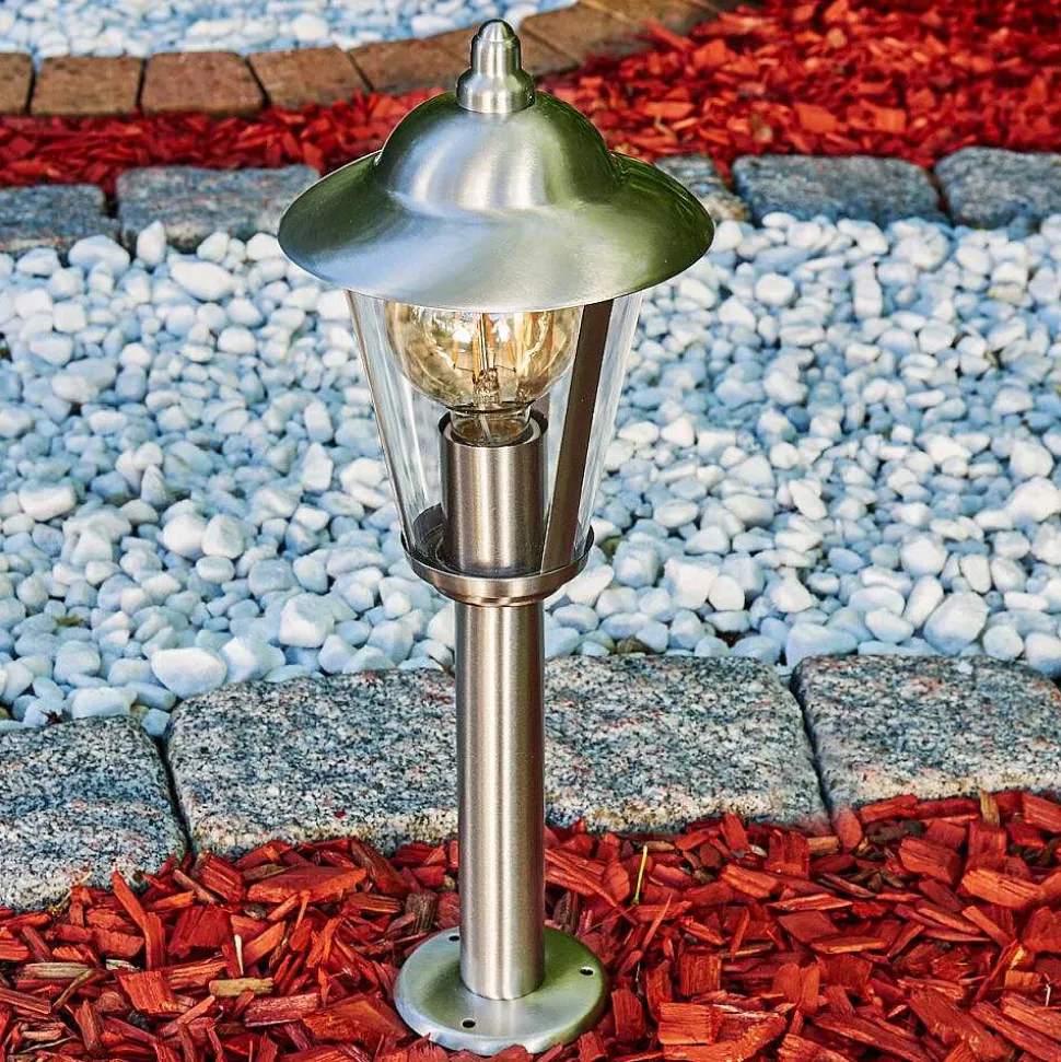 Borne Lumineuse Lerskov Acier Inoxydable, 1 Lumiere