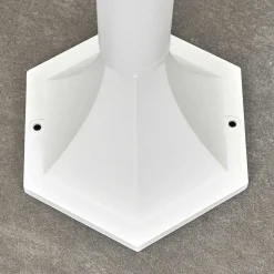 Borne Lumineuse Loria Blanc, 1 Lumiere, Detecteur De Mouvement