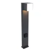 Borne Lumineuse Lutec Cuba Led Anthracite, 1 Lumiere
