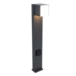 Borne Lumineuse Lutec Cuba Led Anthracite, 1 Lumiere