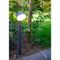 Borne Lumineuse Lutec Dakota Led Anthracite, 1 Lumiere