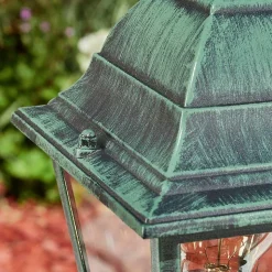 Borne Lumineuse Naofe Vert, Noir, 1 Lumiere