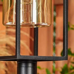 Borne Lumineuse Palanga Led Noir, 1 Lumiere